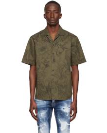 Dsquared2 Khaki Cotton Shirt