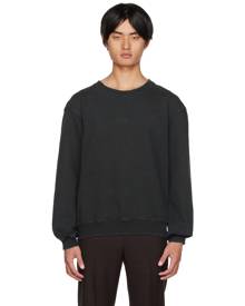 Han Kjobenhavn Black Distressed Sweatshirt