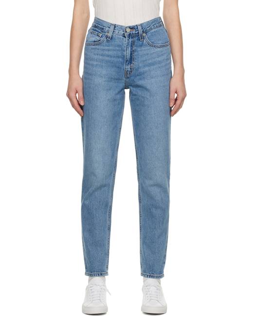 Levi's high waisted mom jeans in black