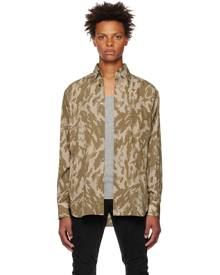 TOM FORD Beige Fluid Fit Shirt