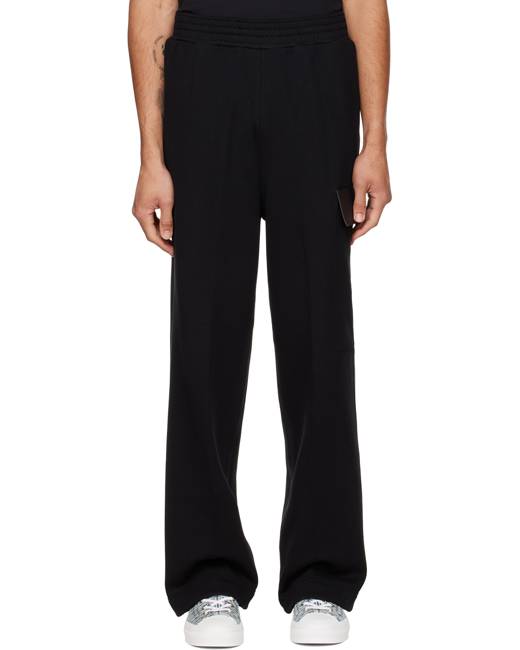 Givenchy: Black 4G Embroidered Lounge Pants