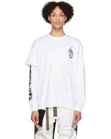 ACRONYM White Layered Long Sleeve T-Shirt