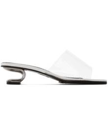 Nicole Saldaña SSENSE Exclusive Transparent Sarah Heeled Sandals