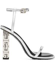 Givenchy Silver G Cube Sandals