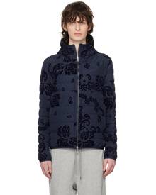 Moncler Navy Darbon Reversible Down Jacket