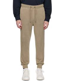 BOSS Taupe Relaxed-Fit Track Pants