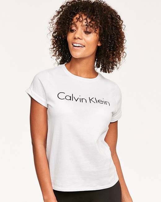 Calvin Klein CK One logo nylon blend mesh unlined bralette in mellow orange  - ORANGE