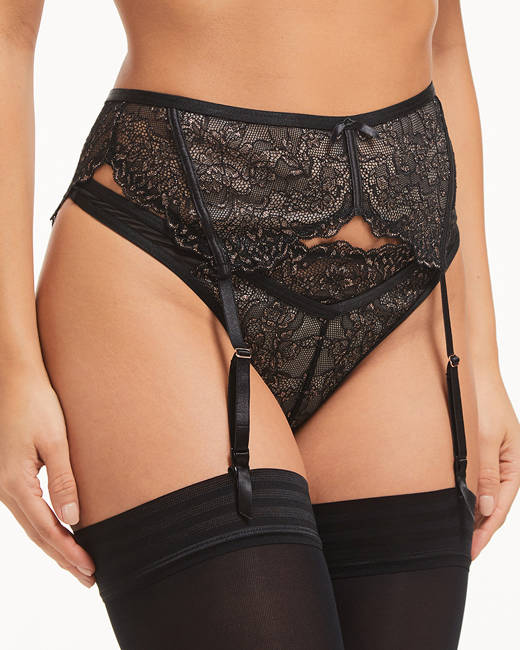 Figleaves Pulse Lace Suspender