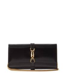 Gucci - Jackie 1961 Leather Wallet Cross-body Bag - Womens - Black Gucci - Jackie 1961 Leather Wallet Cross-body Bag - Womens - Black