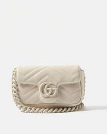 Gucci - GG Marmont Leather Belt Bag - Womens - White