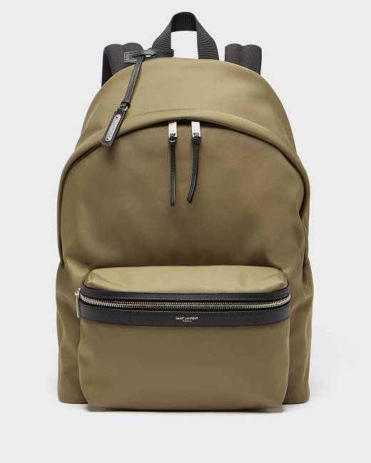 Saint Laurent City Multi-pocket Backpack In Smooth Leather And