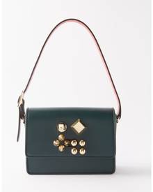 Christian Louboutin Carasky Mini Studded Leather Hobo Bag