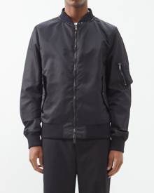 Valentino - Rockstud Nylon Bomber Jacket - Mens - Black