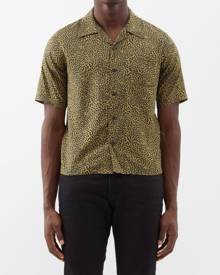 Saint Laurent - Hawaii Leopard-print Lyocell-blend Shirt - Mens - Leopard Print