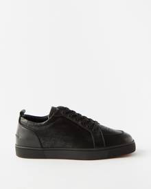 Christian Louboutin - Rantulow Orlato Perforated-leather Trainers - Mens - Black