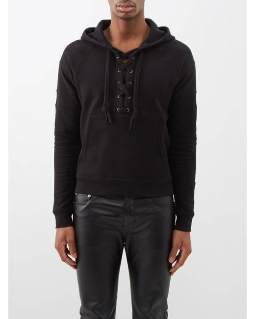 Saint Laurent 50s Signature Hoodie 2025 | masscases.com