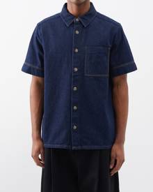 A.P.C. - Gil Patch-pocket Denim Shirt - Mens - Indigo