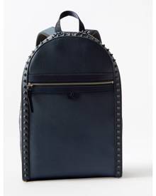 Christian Louboutin - Backparis Spiked Leather Backpack - Mens - Navy