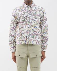 Isabel Marant - Logo-embroidered Floral-print Denim Jacket - Mens - Multi