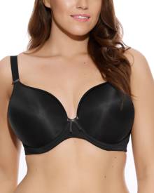 Elomi Full Figure Bijou Underwire Banded Molded Cup Plunge Bra EL8722, Online Only Elomi Full Figure Bijou Underwire Banded Molded Cup Plunge Bra EL8722, Online Only
