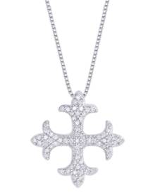 Silver Women's Cross Necklaces - Jewellery