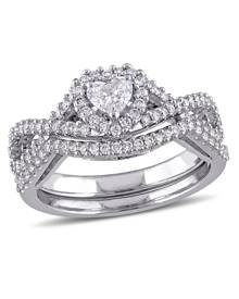 TrueJewelry28 Diamond Solitaire Infinity Wedding Ring 925 Sterling Silver with 14K White Gold Plated TrueJewelry28 Diamond Solitaire Infinity Wedding Ring 925 Sterling Silver with 14K White Gold Plated