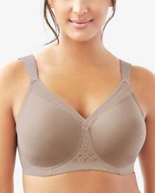 Glamorise Women's Full Figure MagicLift Non-Padded Wirefree T-Shirt Bra #1080 Glamorise Women's Full Figure MagicLift Non-Padded Wirefree T-Shirt Bra #1080