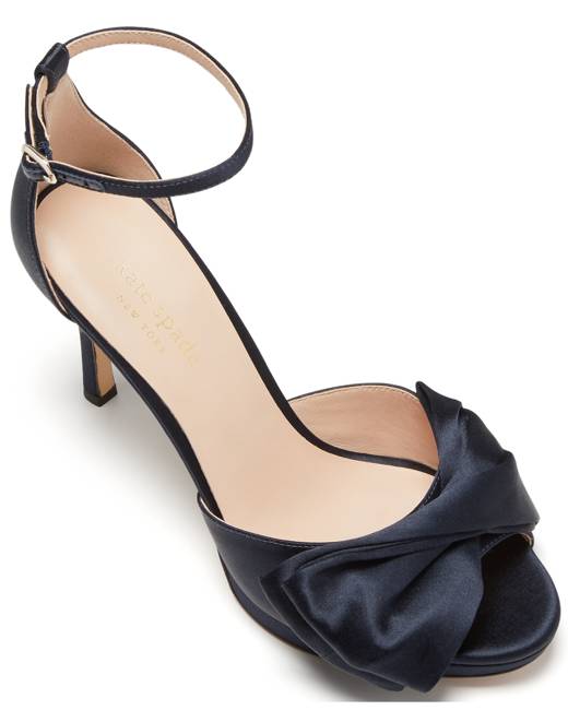 kate spade black suede heels