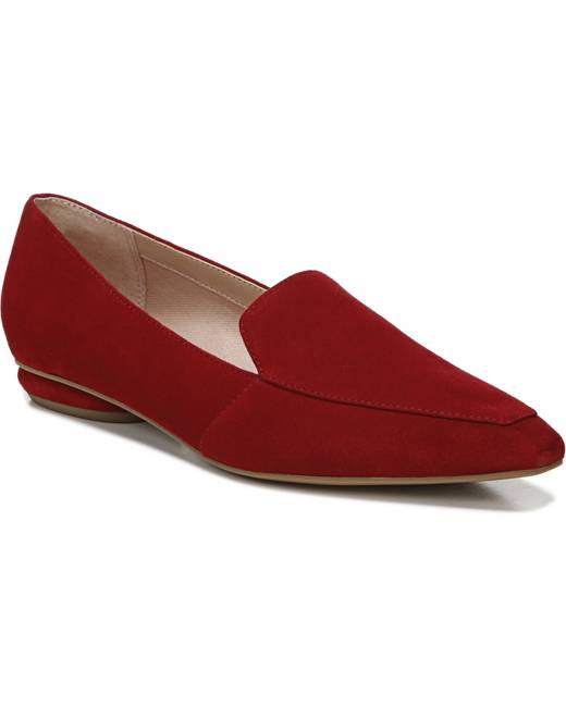 Sophique Milano Essenziale Classic Suede Loafer in Red