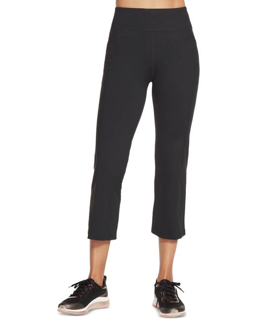 Ideology Women's Essentials Flex Stretch Bootcut Yoga Pants With Short  Inseam, Created For Macy's In Black