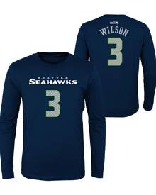 Fanatics Men's Big and Tall Russell Wilson College Navy Seattle Seahawks  Player Name Number T-shirt - Macy's