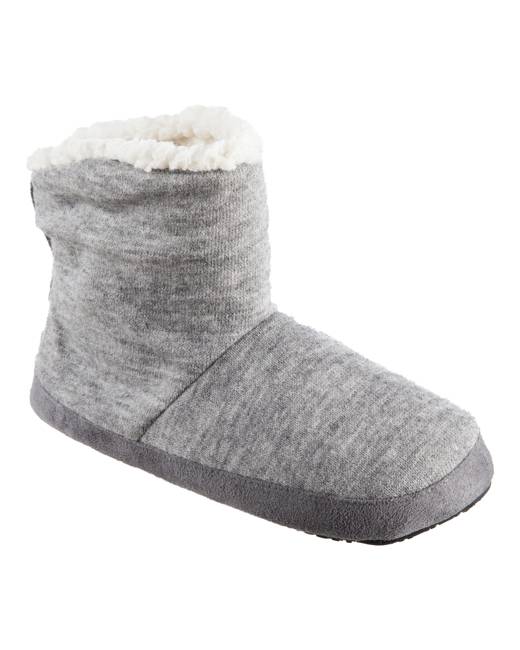 mens fluffy slipper boots