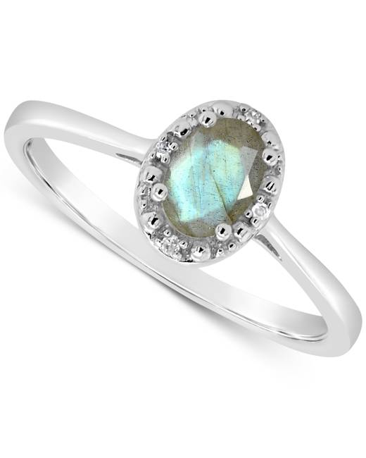 D'Estree Louise Double Stone Ring in Metallic