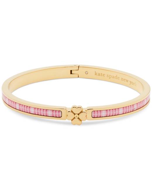 Pink Enamel Bangle Bracelet in 18kt Gold Over Sterling | Ross-Simons