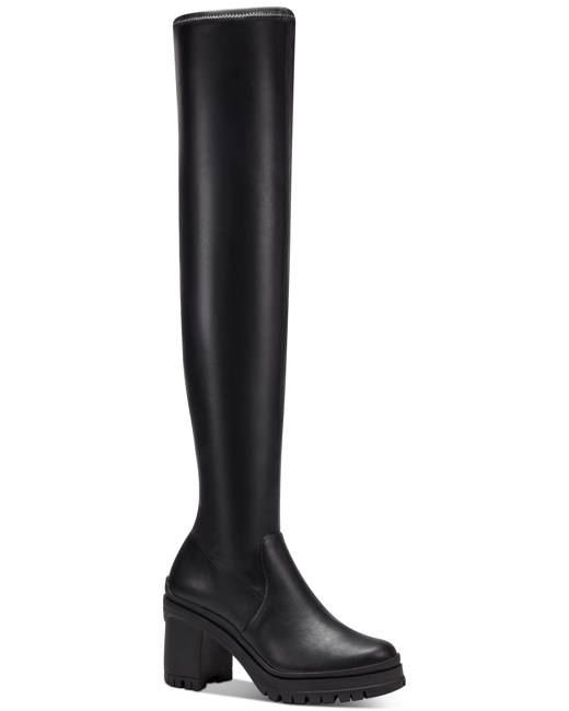 macy's over the knee high boots