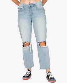 Rewash Juniors' Straight-Leg Ripped Jeans