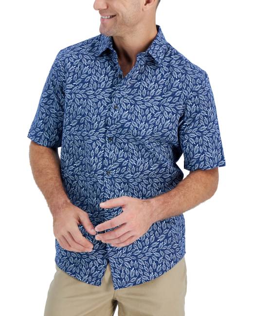 Alfani Men's Warren No Pocket Short Sleeve Shirt, Created for