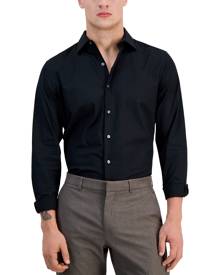 Bar Iii Men's Slim-Fit Leopard Texture Jacquard Dress Shirt, Created for Macy's Bar Iii Men's Slim-Fit Leopard Texture Jacquard Dress Shirt, Created for Macy's