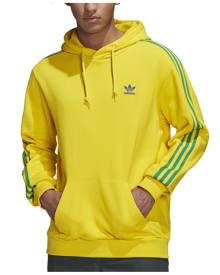 adidas Men's Brazil Pullover Logo Stripe Hoodie