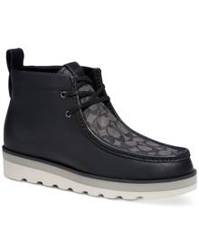 Coach Men's Signature Jacquard Chukka Boots Men's Shoes