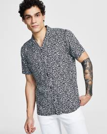 Inc International Concepts Men's Slim-Fit Animal-Print Shirt, Created for Macy's