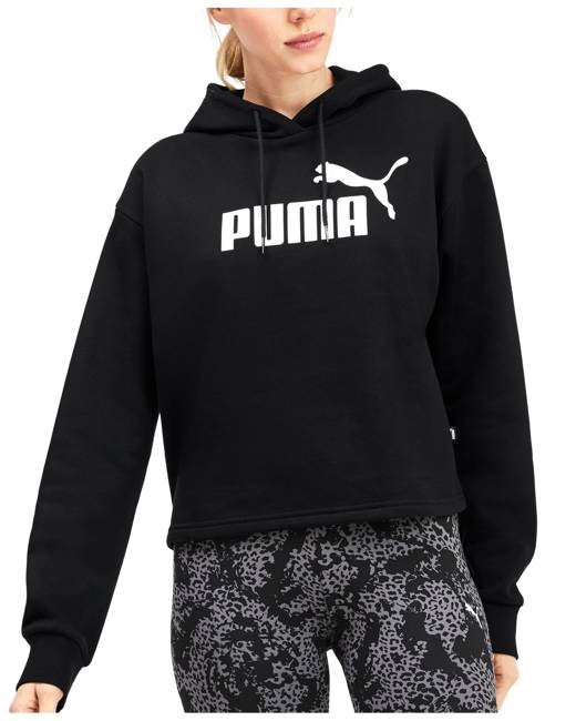 Puma essentials small logo sweatshirt in varsity green