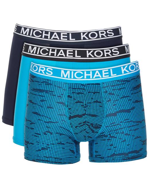 Michael Kors Stretch Factor Cotton Trunk 3 Pack Mens Underwear