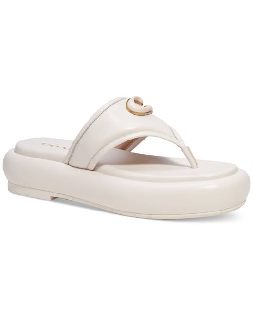 Coach thong best sale flip flops