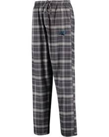 Concepts Sport Men's Charcoal Carolina Panthers Ultimate Plaid Flannel Pajama Pants
