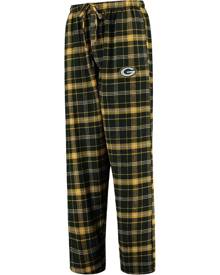 Concepts Sport Men's Green Green Bay Packers Ultimate Plaid Flannel Pajama Pants