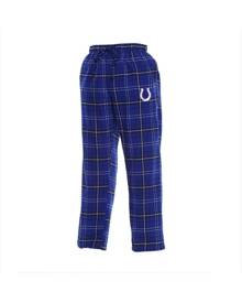 Concepts Sport Men's Royal Indianapolis Colts Ultimate Plaid Flannel Pajama Pants