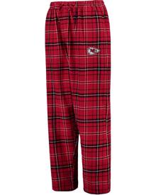 Concepts Sport Men's Red Kansas City Chiefs Ultimate Plaid Flannel Pajama Pants