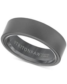 Triton Pure Raw Men's Band in Tungsten with Black Nano-Tech Coating Triton Pure Raw Men's Band in Tungsten with Black Nano-Tech Coating