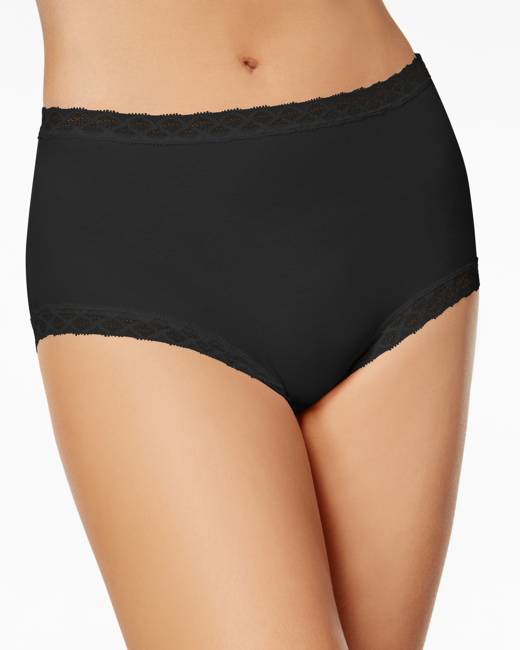 Maidenform Sexy Must Have Sheer Lace Thong Underwear Dmeslt in Black